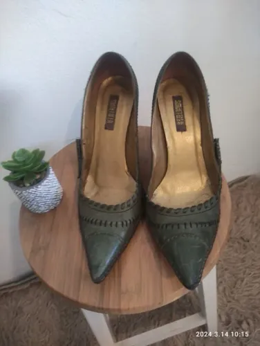 Scarpin Verde