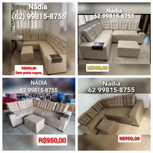 SOFÁ DE CANTO- VÁRIOS MODELOS E PREÇOS 