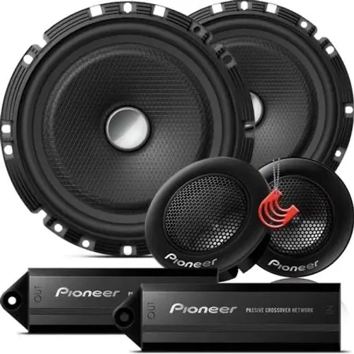 Pioneer Kit 2 vias Alto-falante 6,5'' Tweeters Crossover Ts-c1730br