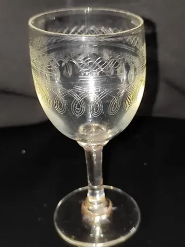 Raridade Taças de Cristal - 6 peças - Antiguidade