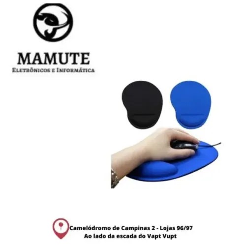 Mousepad com Apoio de Braço de Silicone