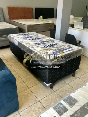 COLCHÃO TODO DE ESPUMA D20 SOLTEIRO POLAR MAIS BOX