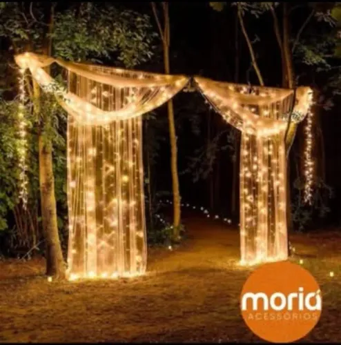 Cortina Led 300 Leds 3m X 2m Decoração Festas Aniversarios  e Casamentos<br>