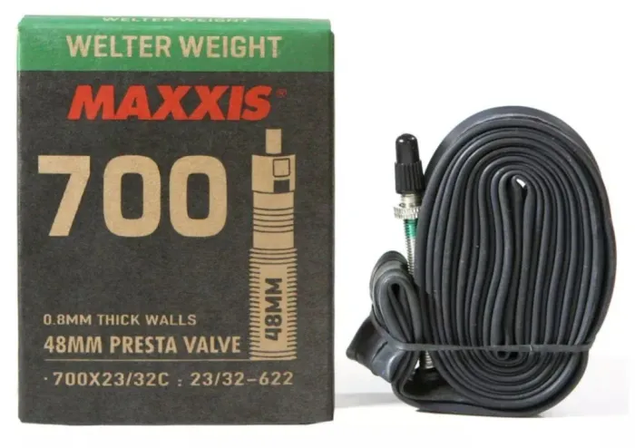 Câmara de Ar speed Maxxis 700x23/32c 48mm núcleo da válvula removível 
