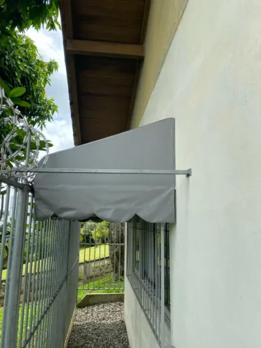 Estrutura toldo em alumínio