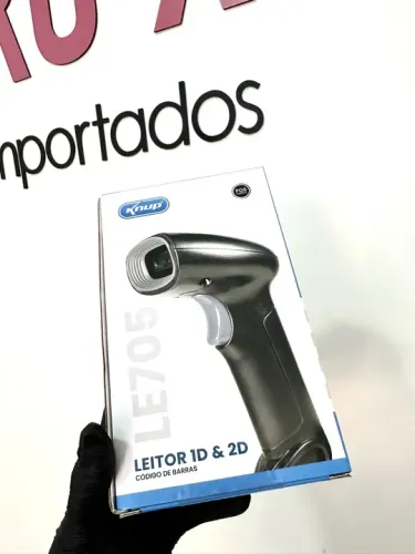 Leitor de Código de Barras KnuP LE705 1D e 2D