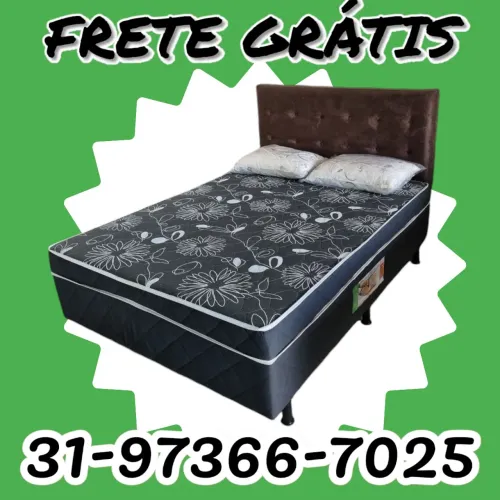 CAMA BOX CASAL NOVAS / OFERTA DE FÁBRICA