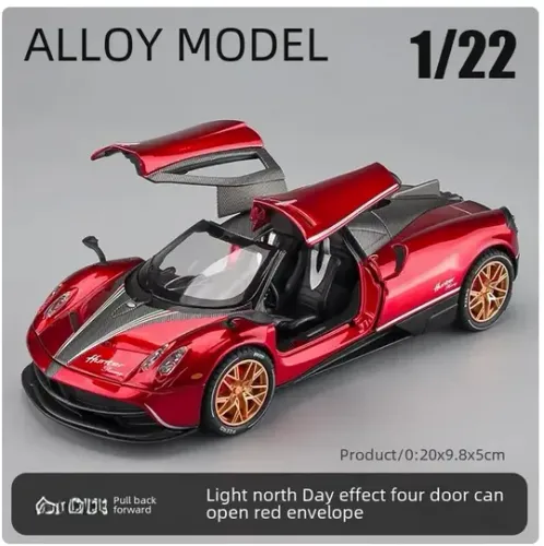Pagani-carro metal vermelho colecionadores, crianças