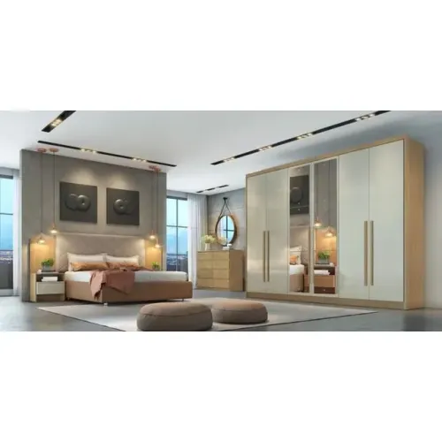 Guarda Roupa Robust Plus MDF C/ Kit Espelho (Novo Direto da fábrica)