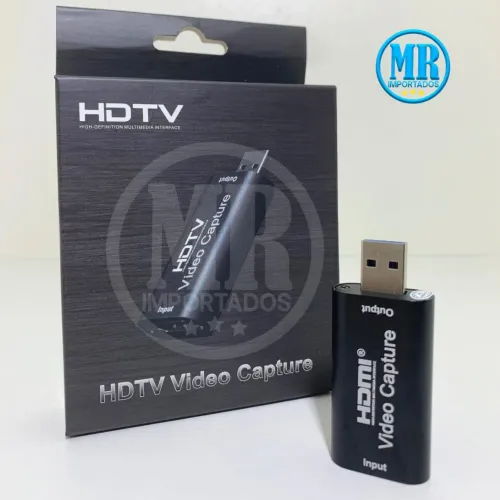 Capturadora de Vídeo HDMI  - Transmita seus Jogos e Filmes!