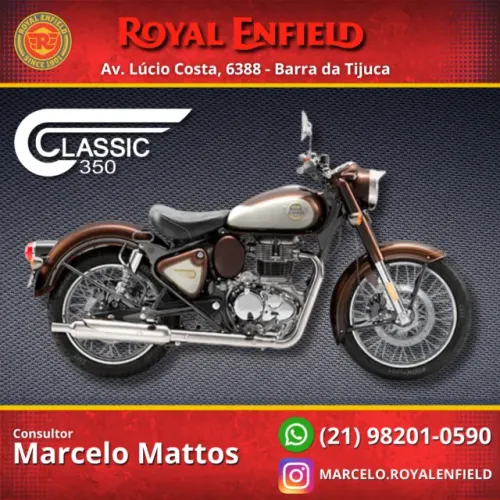 Royal Enfield CLASSIC 350 2026 0KM Medallion Bronze  - Consultor Marcelo Mattos