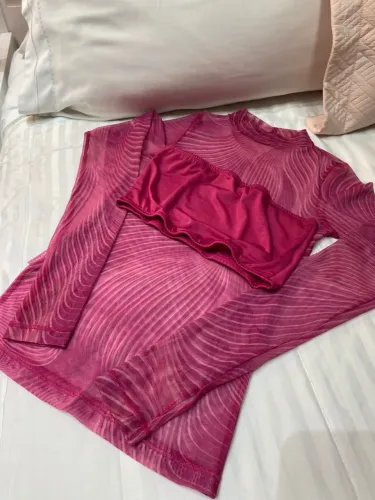 Blusa transparente com top Dimy Candy 14 anos