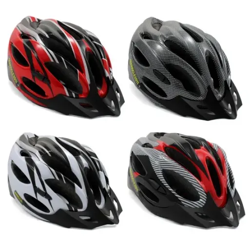 Capacete de Ciclismo Com Sinalizador Led Bike Bicicleta z1212