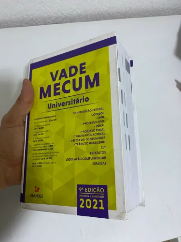 ? Vade Mecum Universitário 2021 - 9ª Edição Atualizada - Manole ?