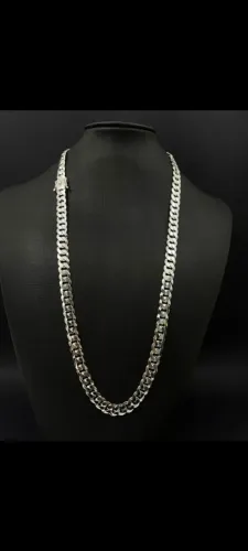 Cordão de prata925 elo simples 10mm