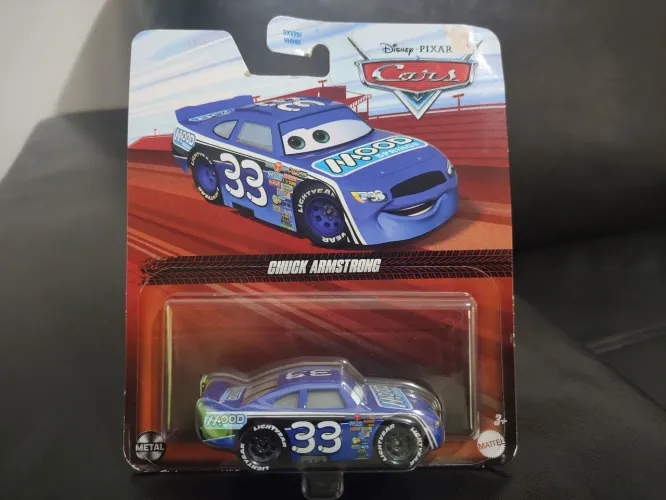 Miniatura Disney Cars Chuck Armstrong, também conhecido como Mood Springs nº 33.
