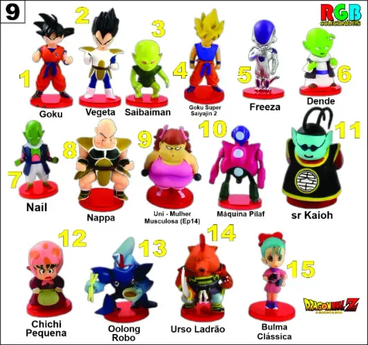 Miniatura Dragon Ball Z IX (Venda por Unidade)