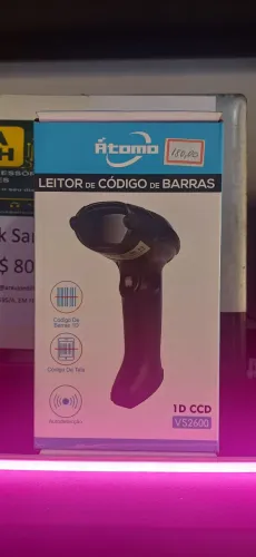 Leitor de Código de Barras Atom VS2600