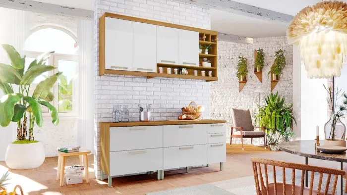 COMPOSIÇÃO BURGUESA "B" - 4 PEÇAS - 100%MDF