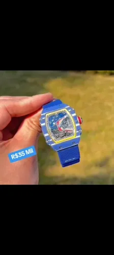 RICHARD MILLE RM 67-02 AZUL/ FIBRA CARBONO 