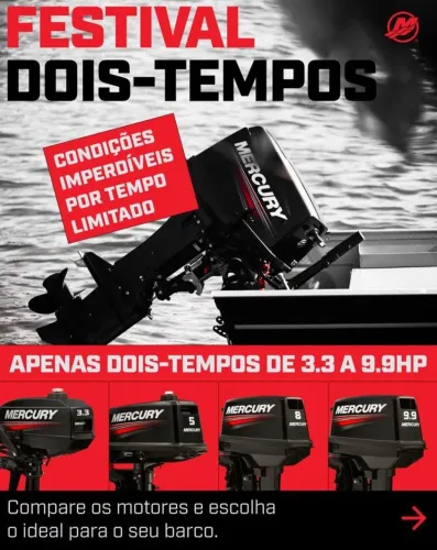 Mercury 3.3 HP a 9.9 HP - Motor de Popa 