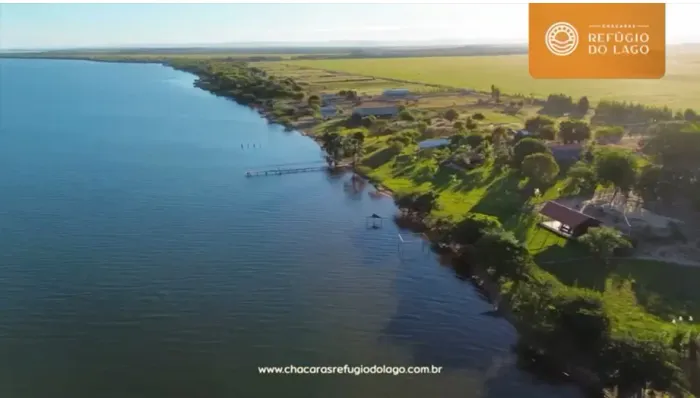 Lançamento de chácaras na beira do lago