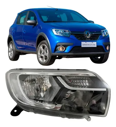 Farol Renault Sandero 2020 2021 Led 25081301 Direito