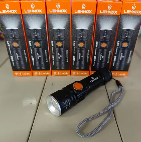 LANTERNA FLASHLIGHT USB CHARGC REF: LEY-1715