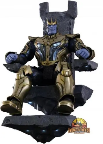 Thanos = Hot Toys Mms280 Com Trono Marvel Avengers