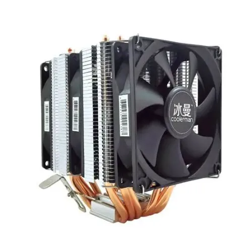 Cpu Cooler Aircooler Silencioso Snowman 3 Fans 6 Tubos De Ca