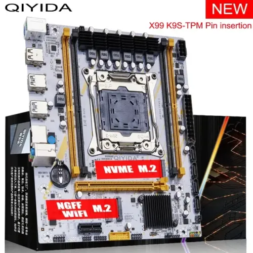 Placa Mae X99 LGA 2011 Intel Xeon DDR4 ENVINDA PCI-E, NVME, M.2, LGA Sata 3
