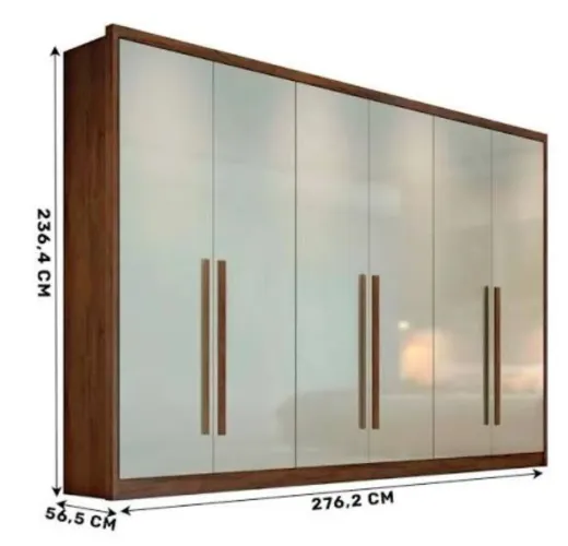 Guarda Roupas Casal Promoção 100% Mdf Pronta entrega
