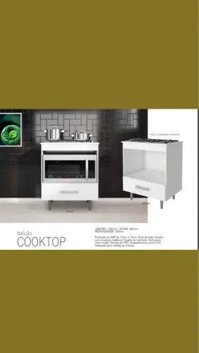 Armário para Cooktop - Entrego