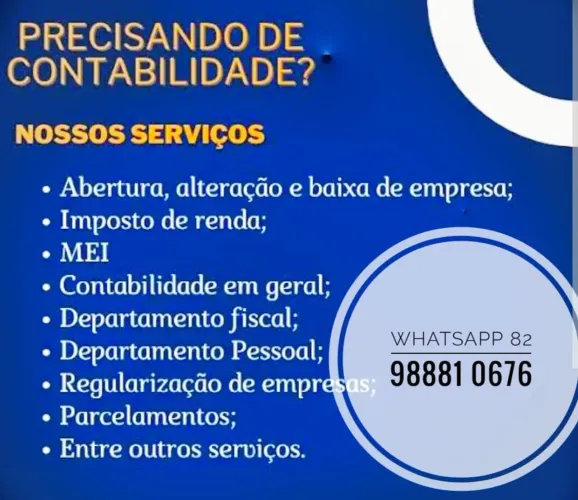 Contador, Contabilidade, trabalhista, fiscal, cálculo abertura de empresa etc.