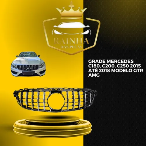 Grade Mercedes C180, C200, C250 2015 até 2018 Modelo GTR AMG