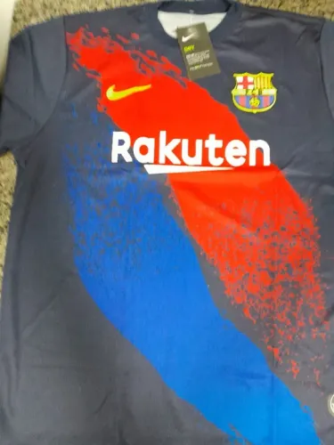 Camisa de Time de Futebol Masculina Barcelona Espanha tam G