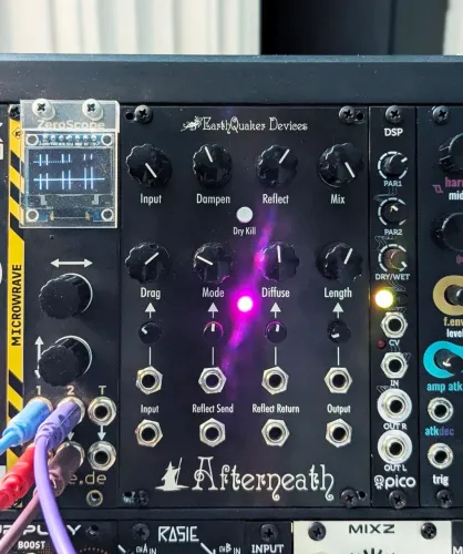 Earthquake devices Afterneath Modulo Eurorack reverb