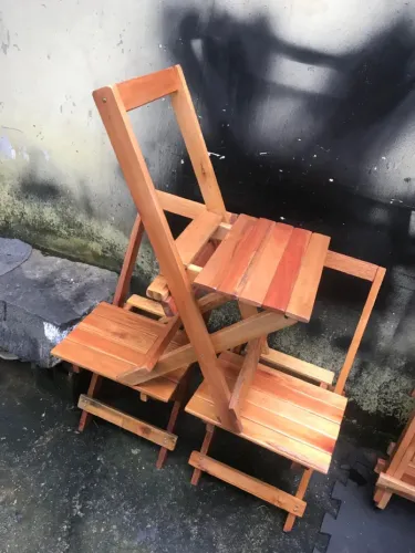 Cadeiras dobráveis baixa 