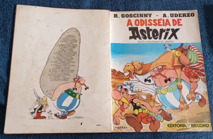 ( Leia ) Revista A Odisseia De Asterix Record