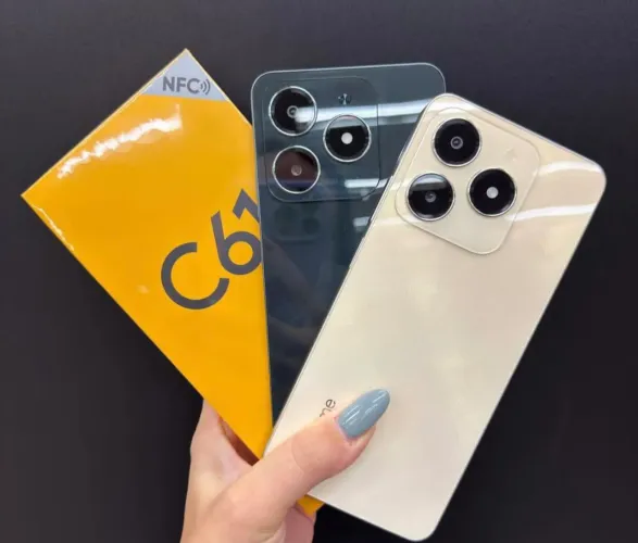 Celulares novos em Promoção Com NFC - Realme C61 256Gb/8Ram
