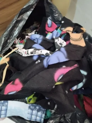 Retalhos para saco de pancada 