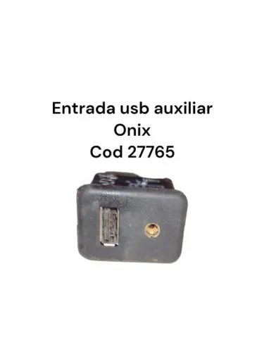 Entrada USB e Auxiliar para Chevrolet Onix