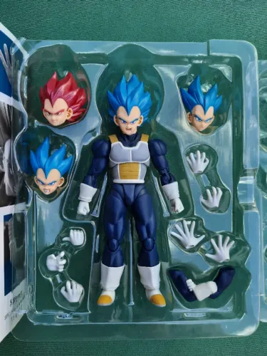 Vegeta God, Dragon Ball Super, Bandai, SHFiguarts, completo, original, conservado. Top