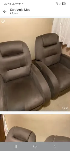 CONJUNTO DE POLTRONAS RECLINÁVEIS MOBY MUITO NOVAS PREÇO DO PAR