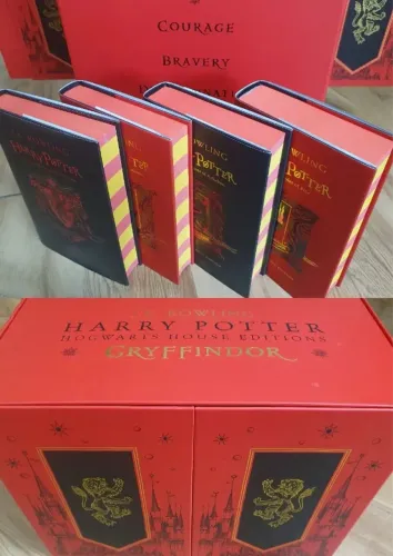 Box Harry Potter em inglês livro 1 ao 4 + livro brinde