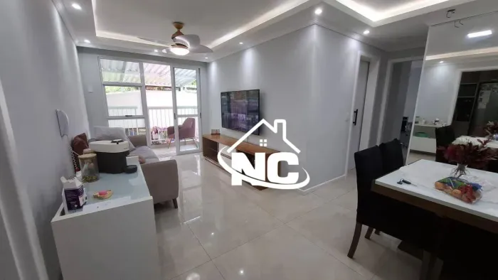 Apartamento PORTEIRA FECHADA, Condomínio VIAMAR com 2 quartos à venda, 60 m² por R$ 450.00