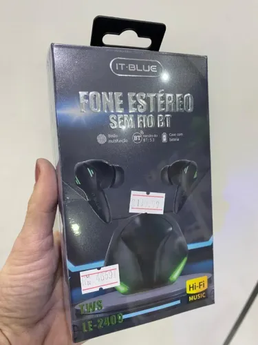 Fone De Ouvido Gamer Led Bluetooth 5.3 Sem Fio Tws Microfone - Loja Coimbra Computadores 