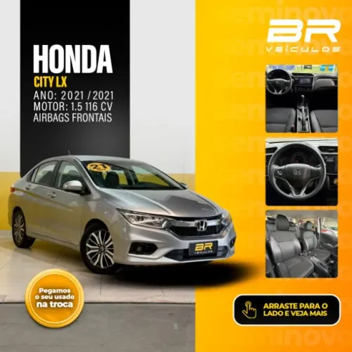 Honda City Sedan LX 1.5 Flex 16V 4P Aut. 2021