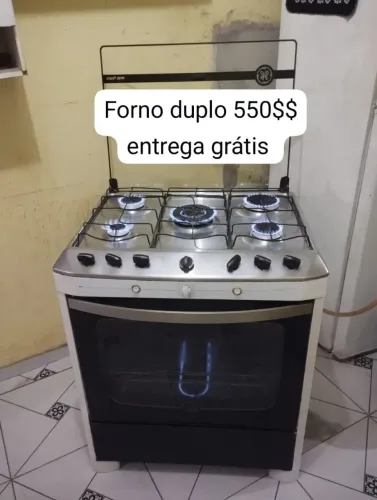 Fogão. Com forno Duplo com Entrega Grátis - 550$