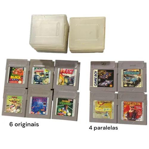 Jogos Nintendo Game Boy 6 Originais e 4 Paralelos Higienizados Caixas (lote ou individual)